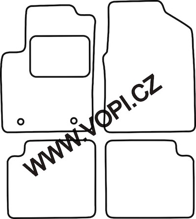 Autokoberce Ford Ka 11/2012 - Royalfit (1474)